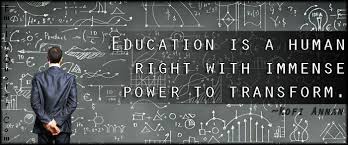 Education has the power to transform